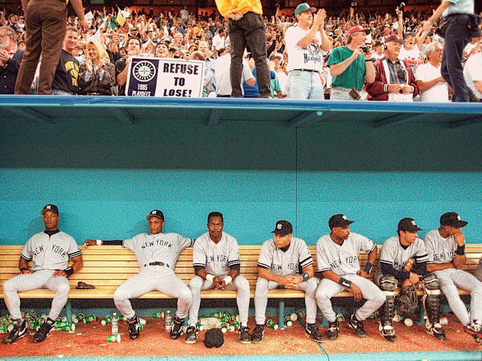 Yankees sulk in dugout after losing to Mariners